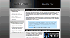 Desktop Screenshot of blackchippoker.org