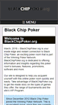 Mobile Screenshot of blackchippoker.org