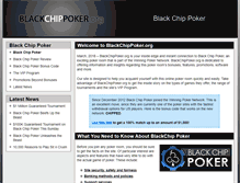 Tablet Screenshot of blackchippoker.org